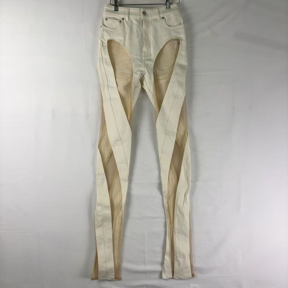 Mugler High Waist Skinny Jeans